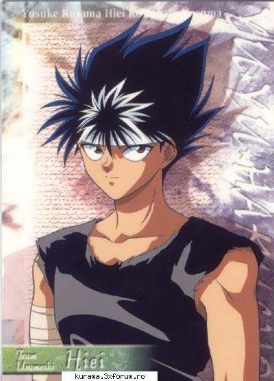 Hiei in general - Name: Hiei Race: Fire Demon Age: Unknown Sex - Hiei
