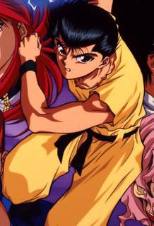 Poze cu Yusuke - Hakusho_Hiei - Yusuke