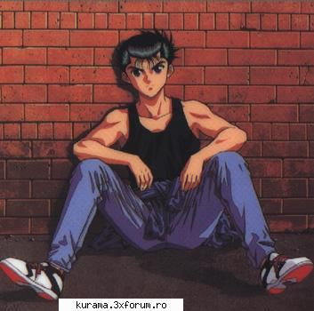 Poze cu Yusuke - Hakusho_Hiei - Yusuke