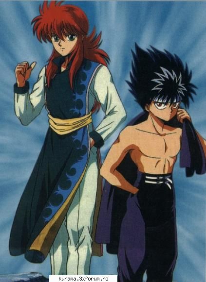 poze - shi ultima .. cu Kurama shi hiei =) - Hiei